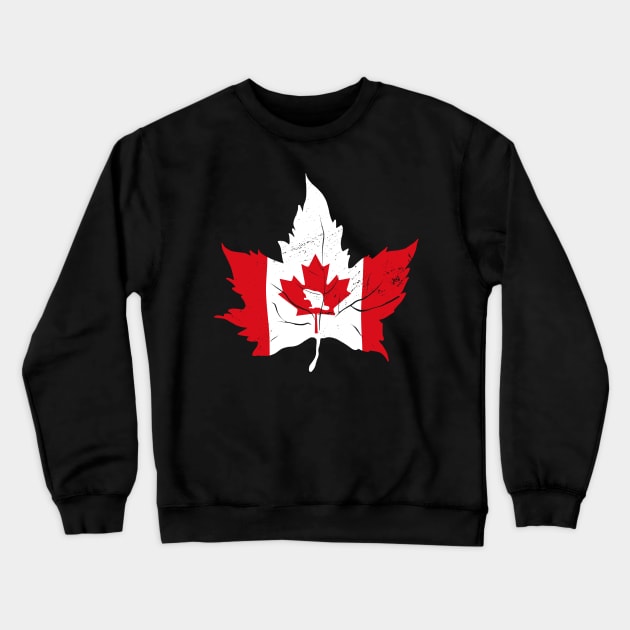 Canada Flag Crewneck Sweatshirt by LR_Collections